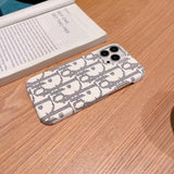 Tunde Store Black And White Dior Phone Cases for iPhone 14 Pro Max