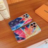 Tunde Store Bleach Rainbow Louis Vuitton Cases for iPhone 11, 12, 13, and 14 Pro Max