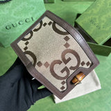 Tunde Store Brown Gucci Leather Wallet