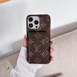 Tunde Store Classic Louis Vuitton iPhone 15 Case with Integrated Wallet