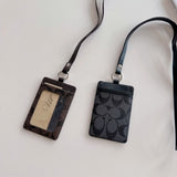Tunde Store Coach Monogram Lanyard Cardholder â€“ Slim ID Badge Holder