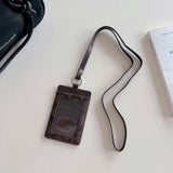 Tunde Store Coach Monogram Lanyard Cardholder â€“ Slim ID Badge Holder