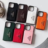 Tunde Store Prada-Inspired Designer iPhone Case with Card Holder â€“ Available for iPhone 13 to iPhone 16
