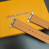 Tunde Store Textured Leather Louis Vuitton Watch Band 38/40/41/42/44/45/49 mm