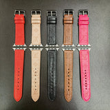 Tunde Store Textured Leather Louis Vuitton Watch Band 38/40/41/42/44/45/49 mm